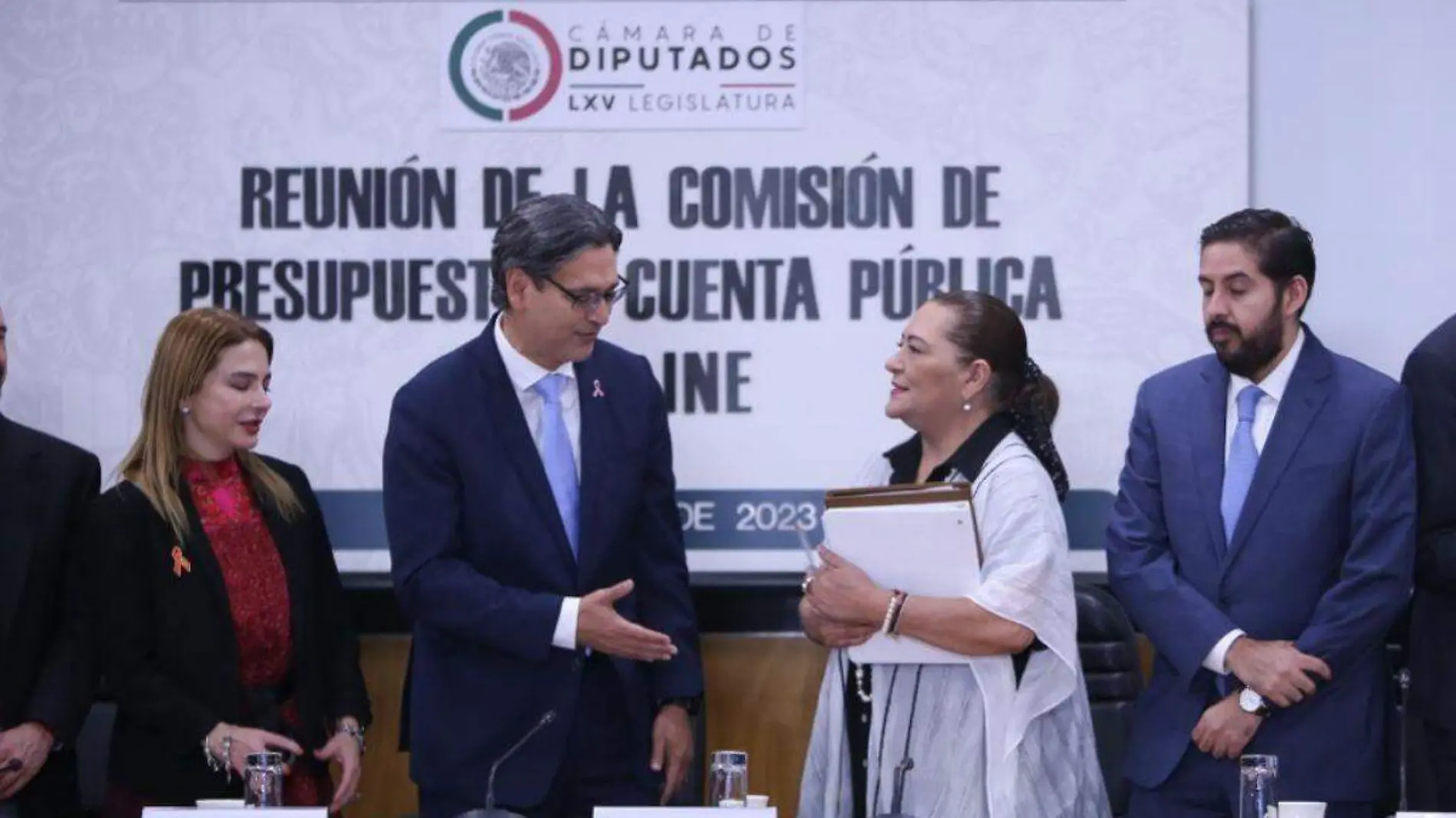 Guadalupe Taddei_ consejera presidenta del INE con diputados